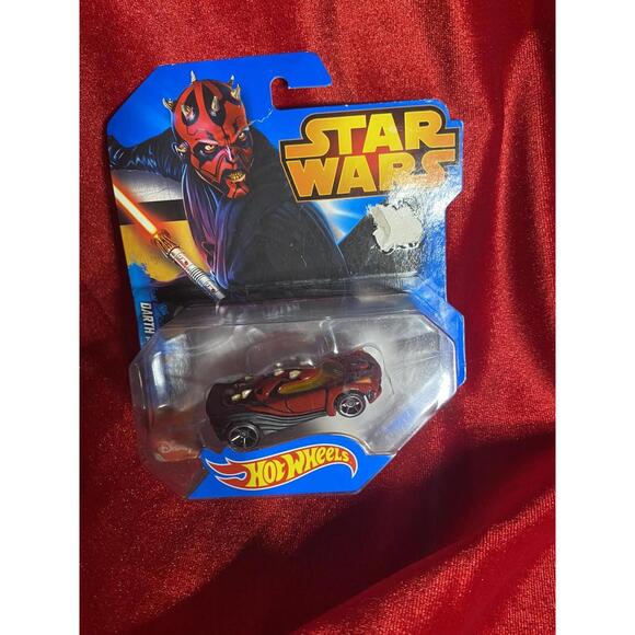 Hot Wheels Star Wars Darth Maul Metal Car Disney New 2014 - Picture 1 of 2